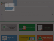 Tablet Screenshot of dns.educacionchiapas.gob.mx